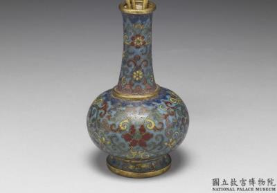 图片[2]-Copper vase in cloisonne enamels, Qing dynasty, Qianlong reign (1736-1795)-China Archive